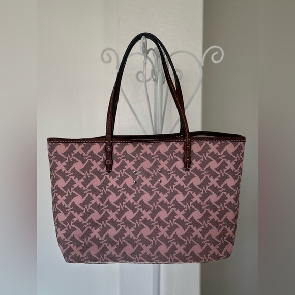 JUICY COUTURE "Choose Juicy" Coated Canvas Shoulder Tote Bag - Picture 2 of 14